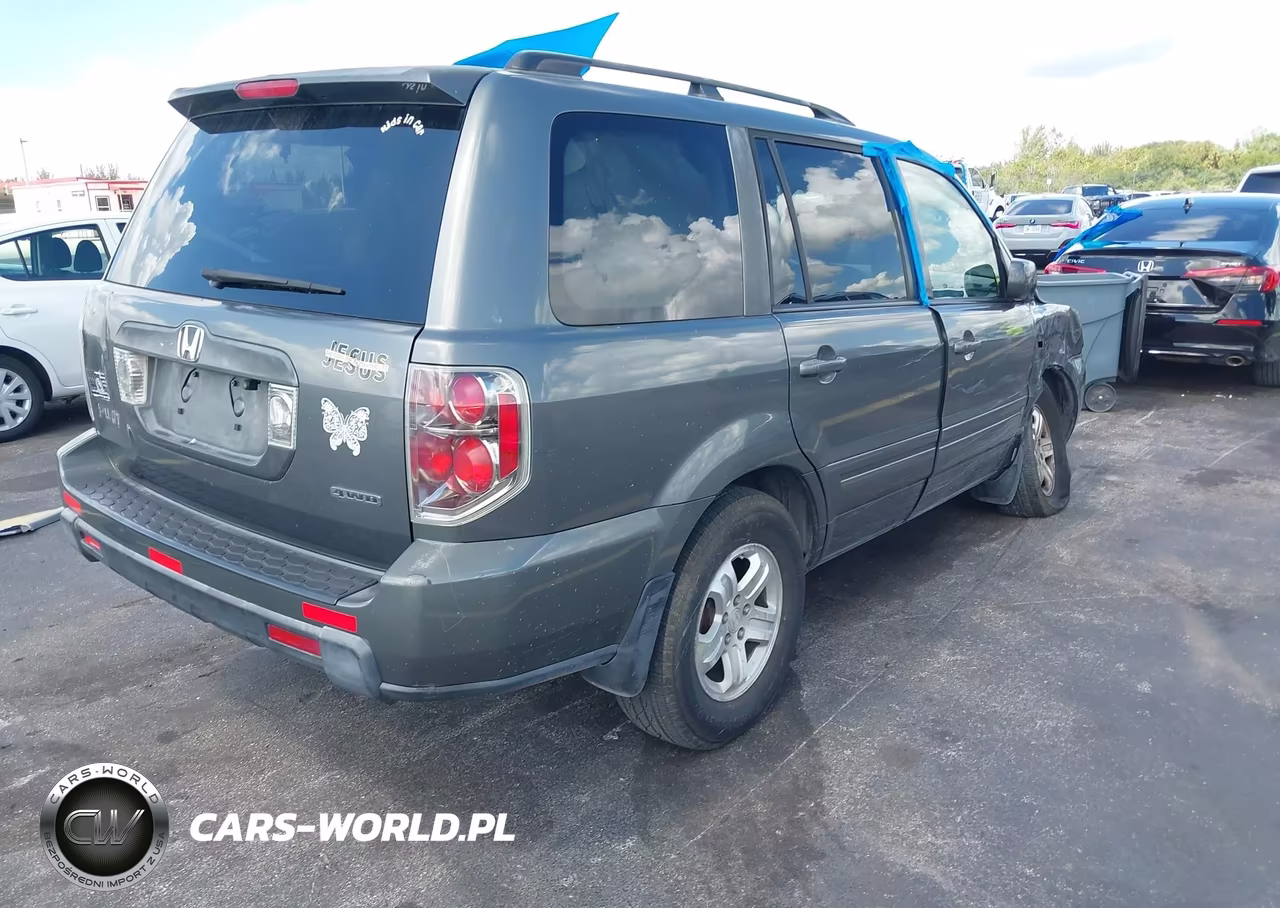 2008 Honda Pilot Vp VIN:5FNYF18218B008764 - 4