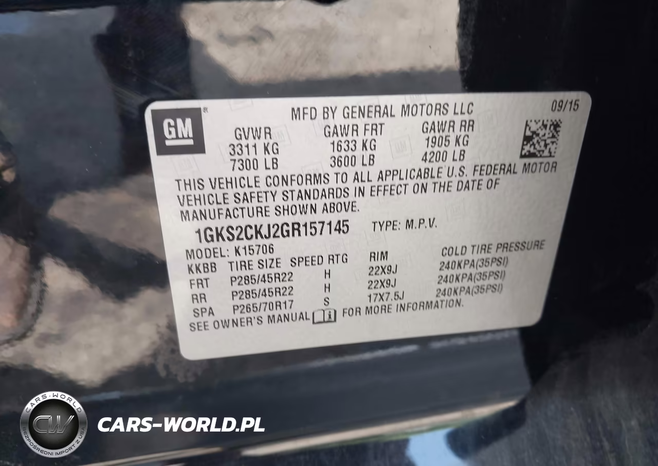 2016 GMC Yukon Denali VIN:1GKS2CKJ2GR157145 - 9