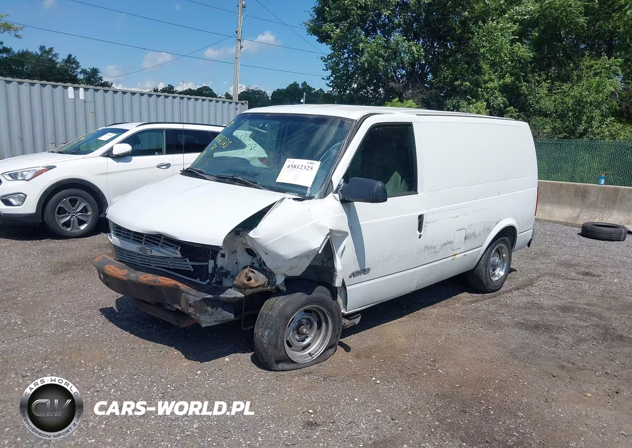2002 Chevrolet Astro VIN:1GCDM19X62B117651 - 2
