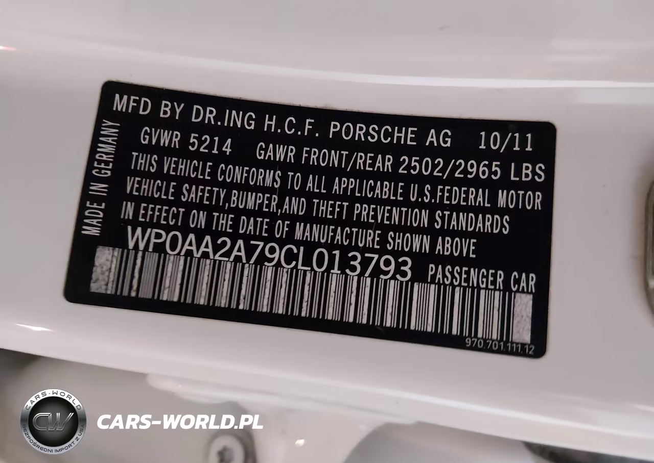 2012 Porsche Panamera 4 VIN:WP0AA2A79CL013793 - 9