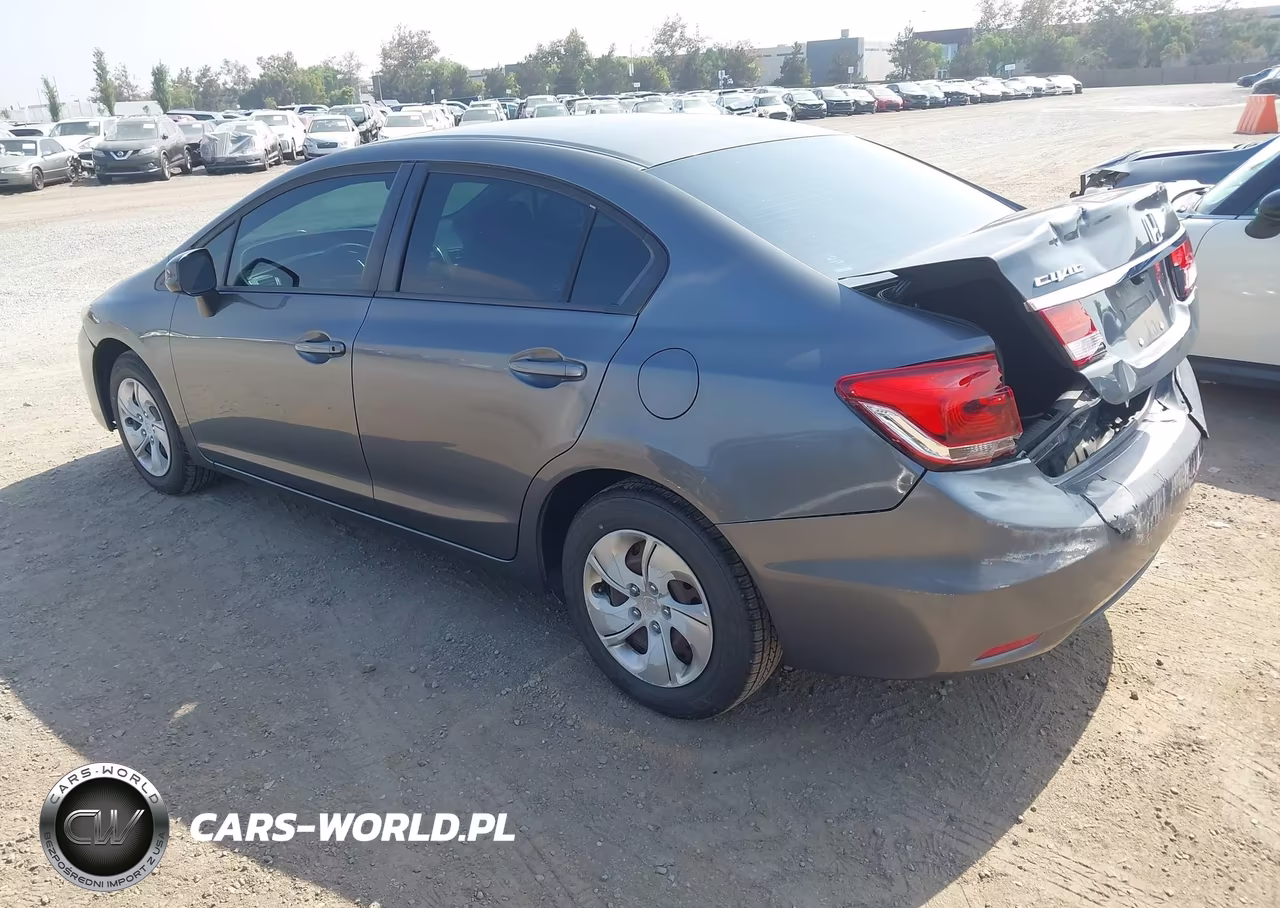 2013 Honda Civic Lx VIN:19XFB2F50DE258731 - 3