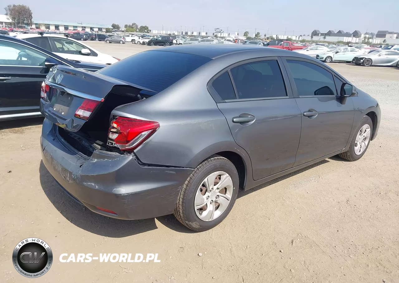 2013 Honda Civic Lx VIN:19XFB2F50DE258731 - 4