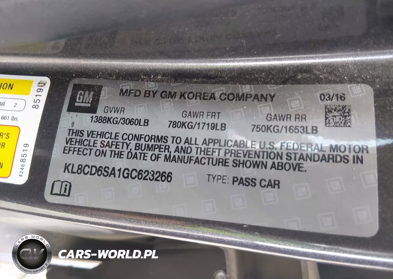 2016 Chevrolet Spark 1Lt Cvt VIN:KL8CD6SA1GC623266 - 9