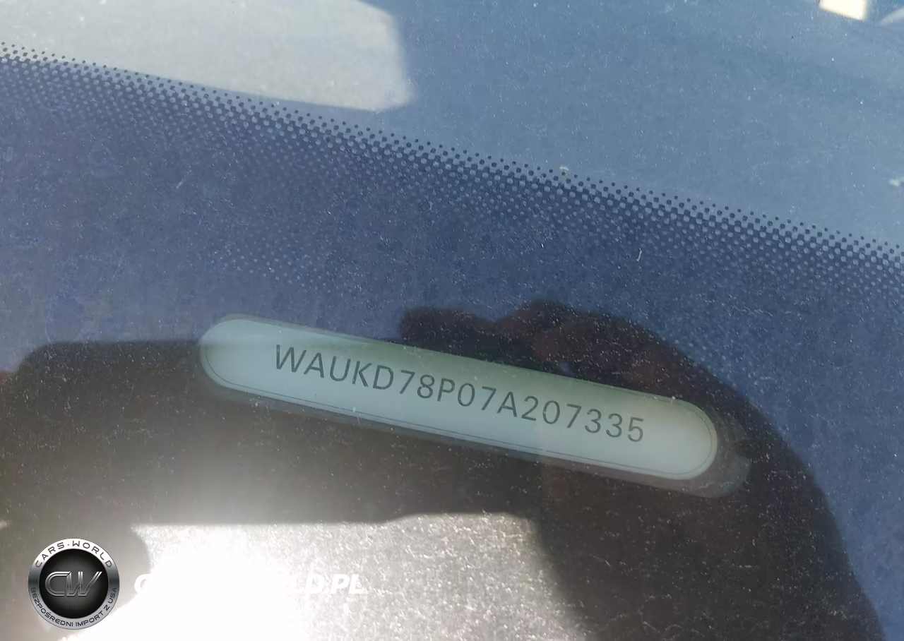 2007 Audi A3 3.2 VIN:WAUKD78P07A207335 - 9