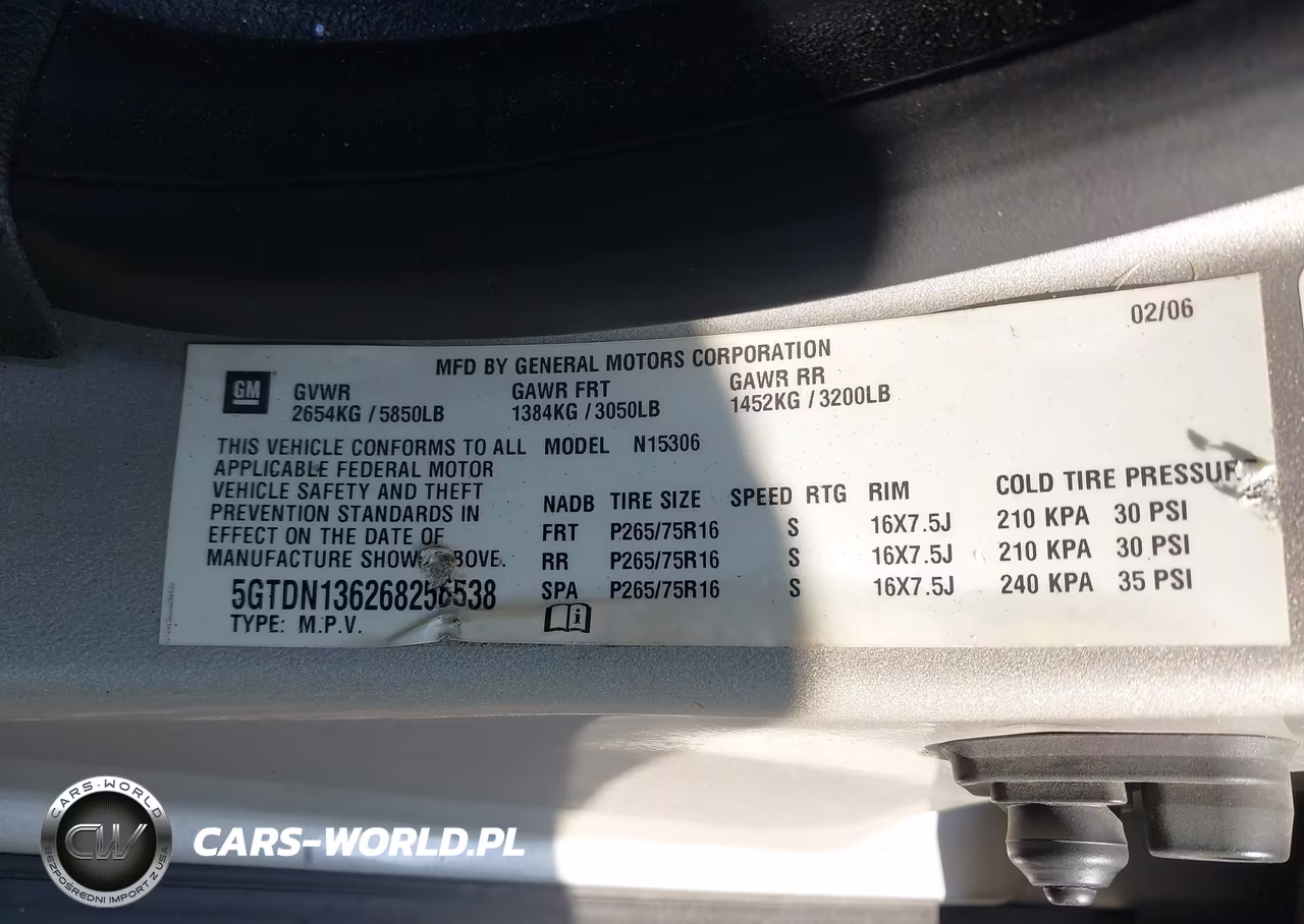 2006 Hummer H3 Suv VIN:5GTDN136268256538 - 9