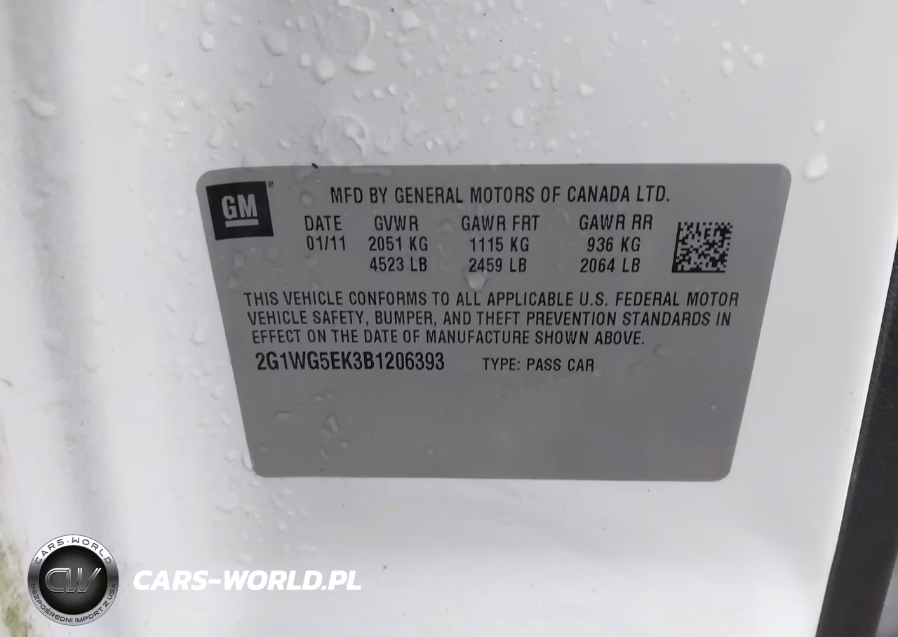 2011 Chevrolet Impala Lt VIN:2G1WG5EK3B1206393 - 9
