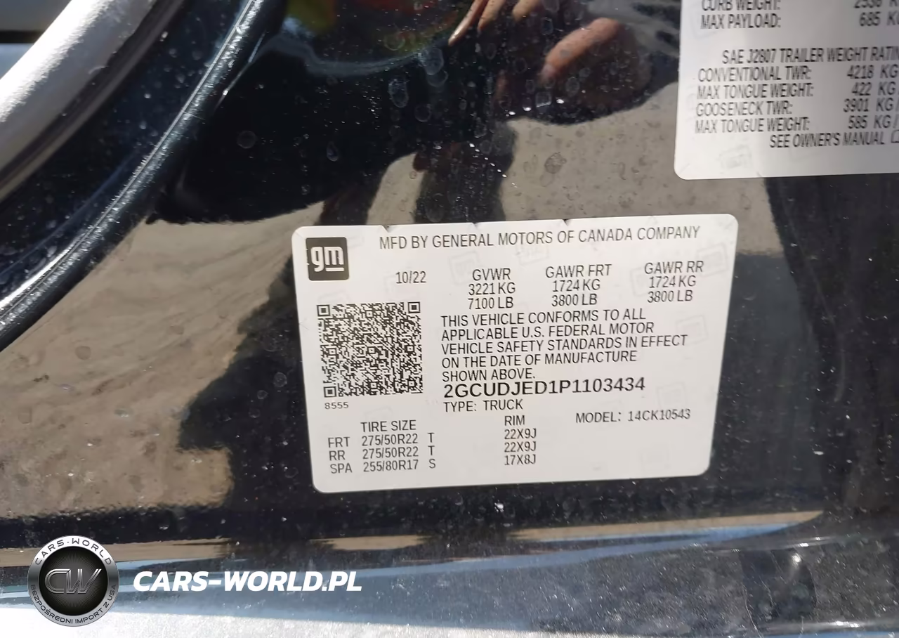 2023 Chevrolet Silverado 1500 4Wd Short Bed High Country VIN:2GCUDJED1P1103434 - 9