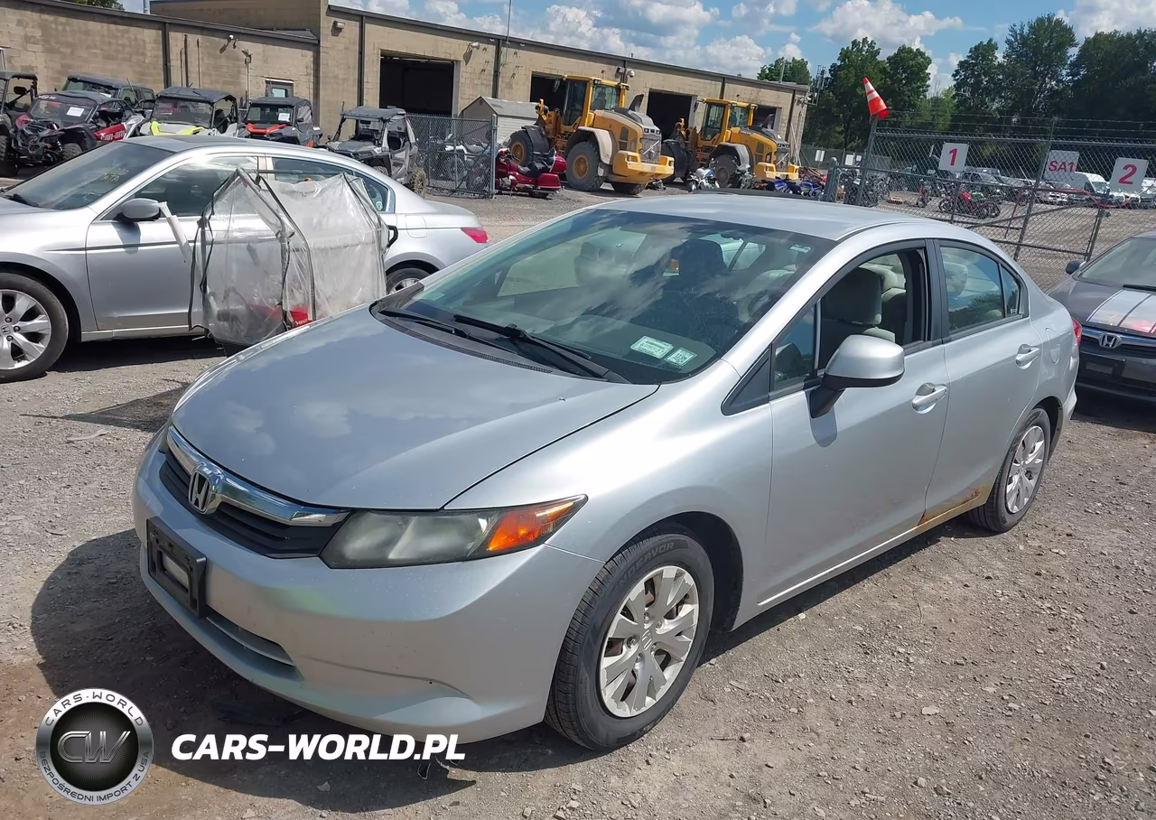 2012 Honda Civic Lx VIN:2HGFB2F56CH526735 - 2