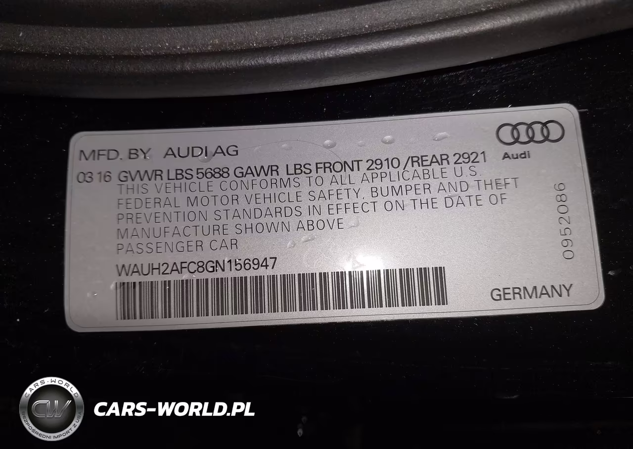 2016 Audi S6 Prestige VIN:WAUH2AFC8GN156947 - 9