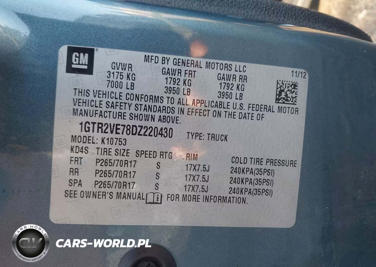 2013 GMC Sierra 1500 Sle VIN:1GTR2VE78DZ220430 - 9
