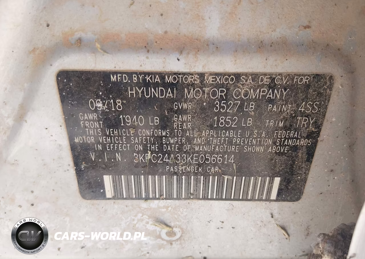 2019 Hyundai Accent Se VIN:3KPC24A33KE056614 - 9