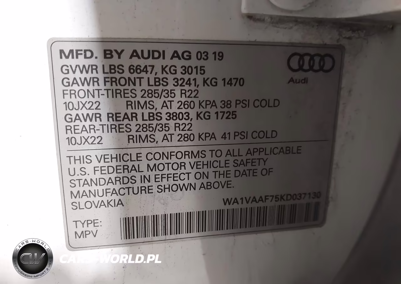 2019 Audi Q7 55 Premium VIN:WA1VAAF75KD037130 - 9