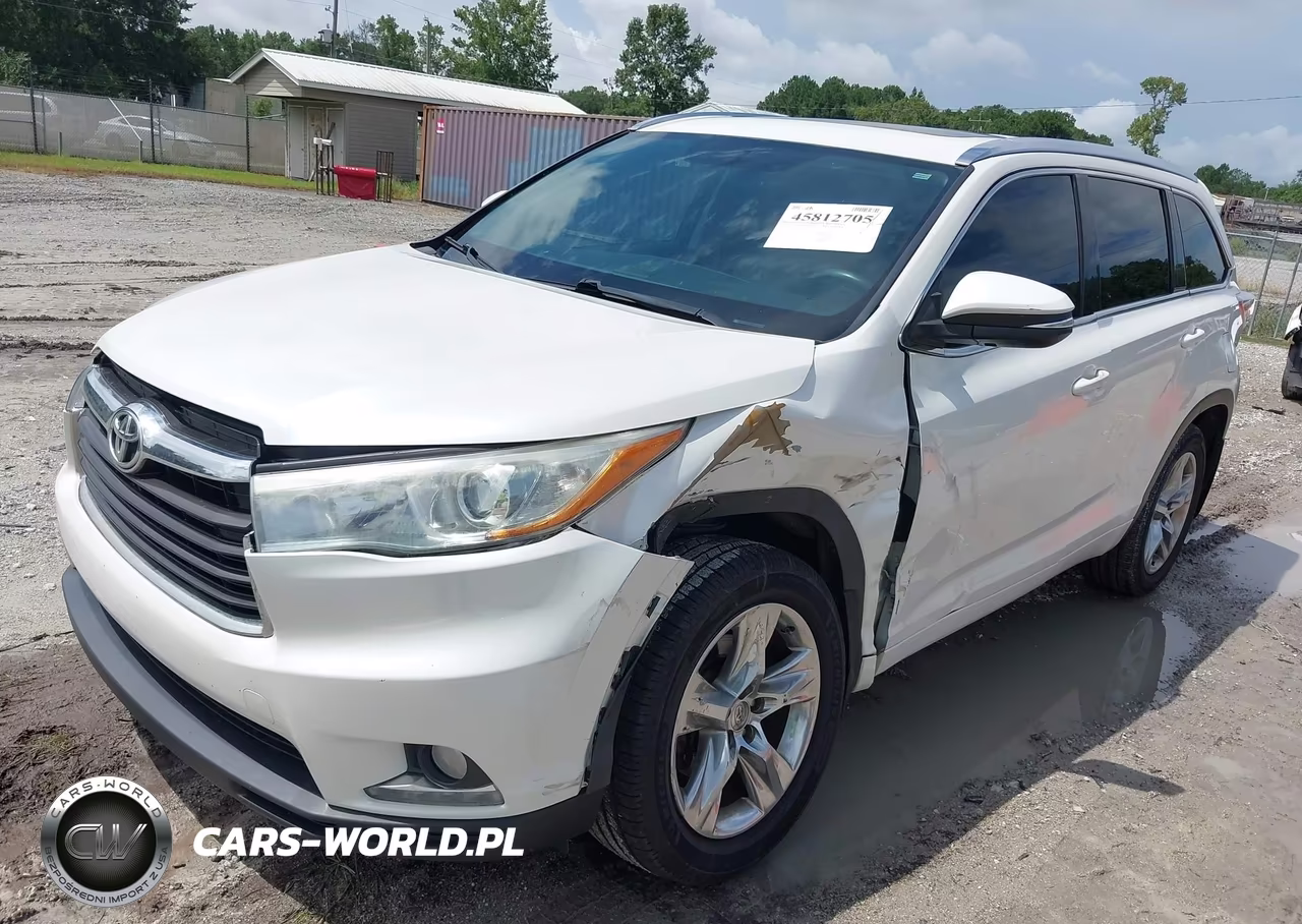2014 Toyota Highlander Limited V6 VIN:5TDDKRFH8ES019462 - 2