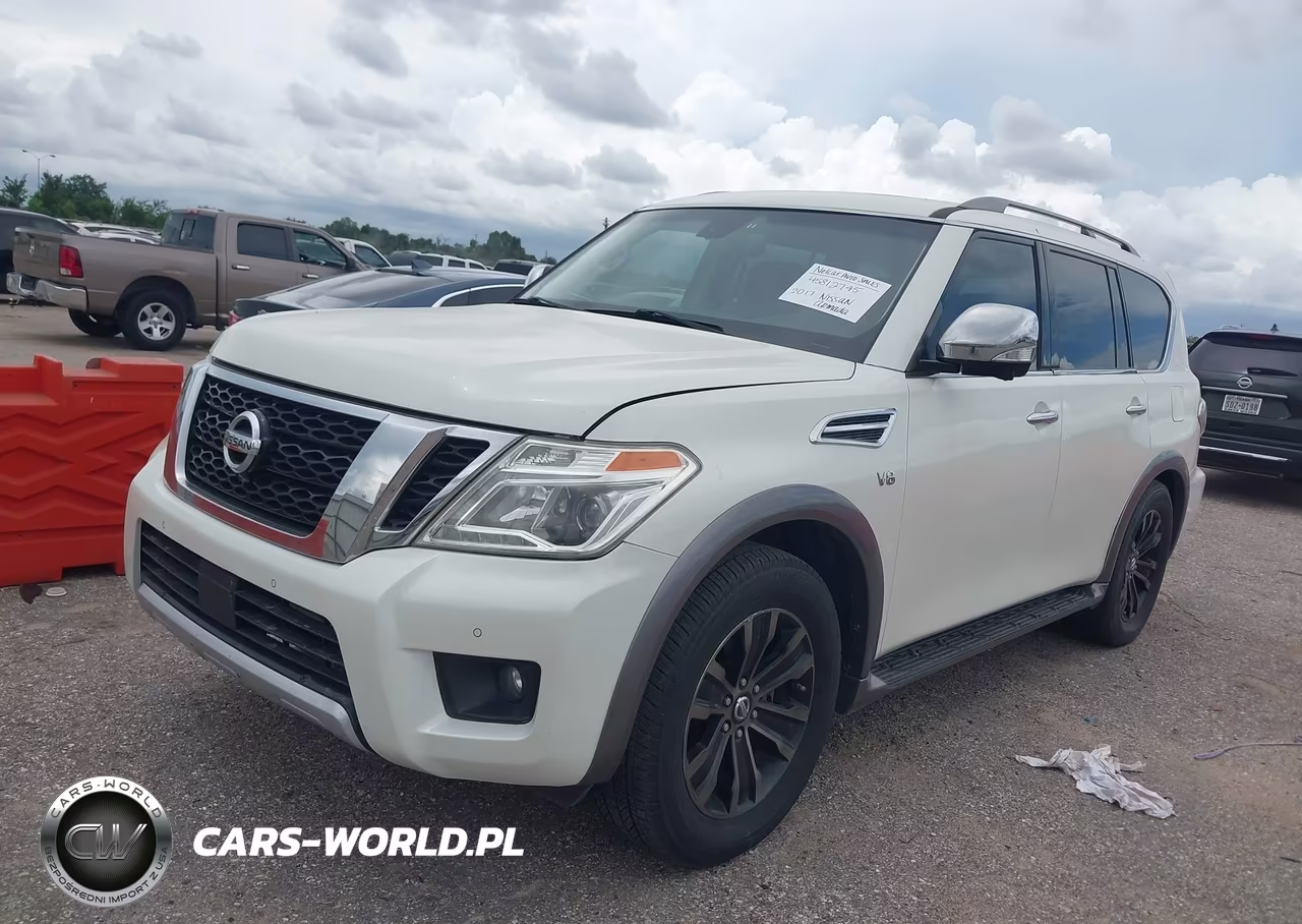 2017 Nissan Armada Platinum VIN:JN8AY2NF1H9301801 - 2