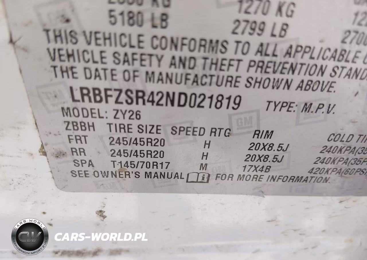 2022 Buick Envision Awd Avenir VIN:LRBFZSR42ND021819 - 9