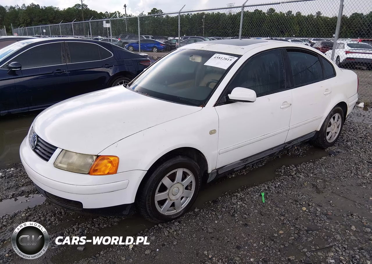 2001 Volkswagen Passat Gls VIN:WVWAC63B11P001582 - 2