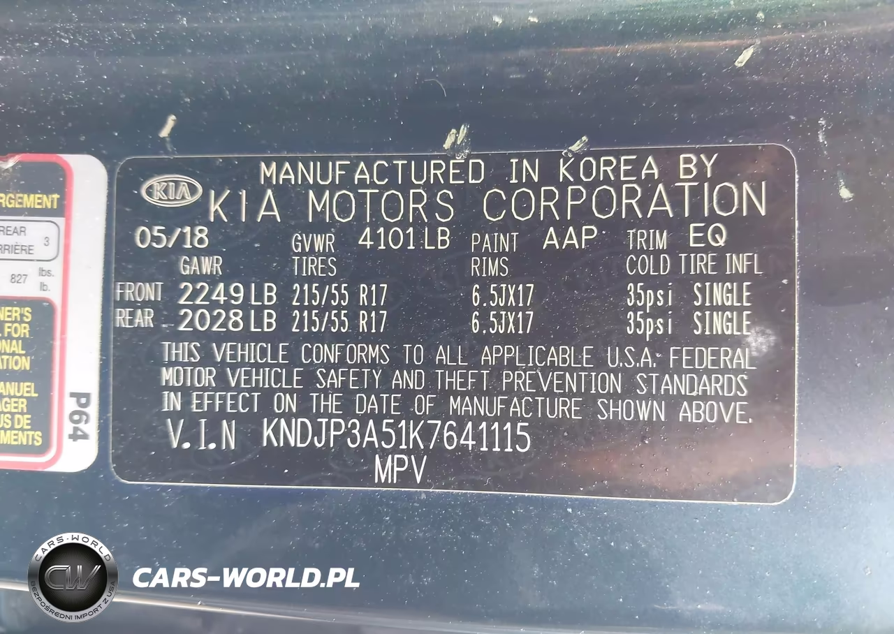 2019 Kia Soul + VIN:KNDJP3A51K7641115 - 9