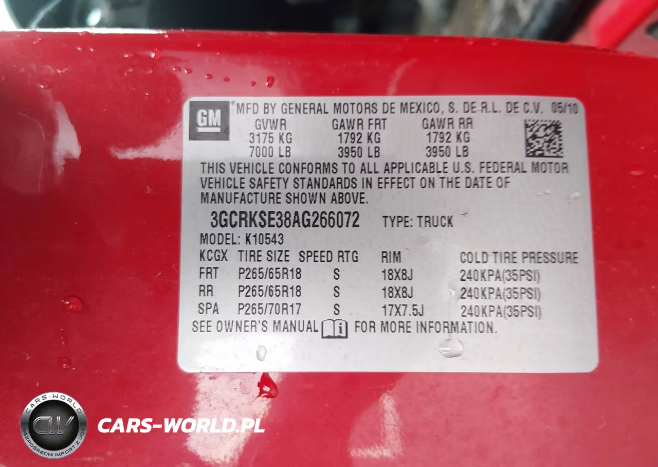 2010 Chevrolet Silverado 1500 Lt VIN:3GCRKSE38AG266072 - 9