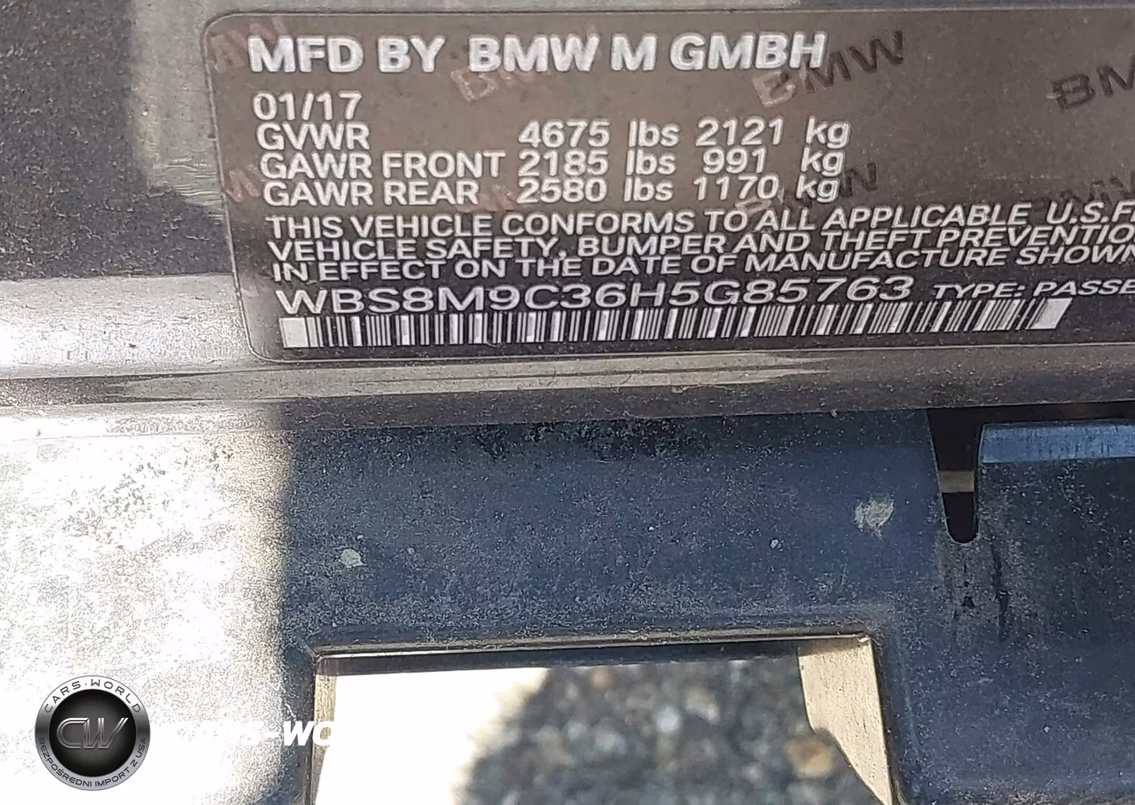 2017 BMW M3 VIN:WBS8M9C36H5G85763 - 9