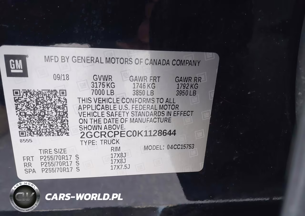 2019 Chevrolet Silverado 1500 Ld Lt VIN:2GCRCPEC0K1128644 - 9