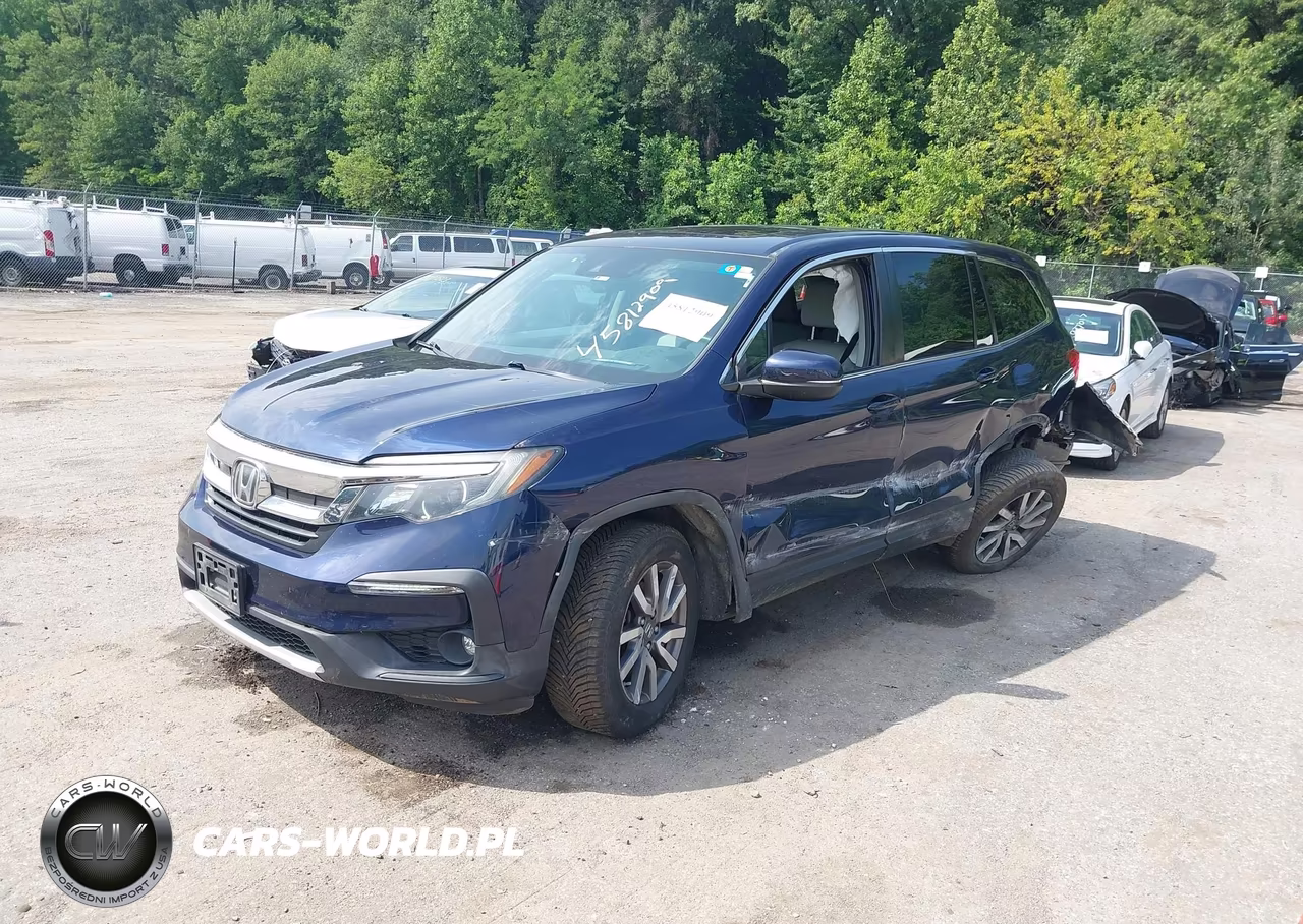2019 Honda Pilot Ex-L VIN:5FNYF6H48KB020514 - 2