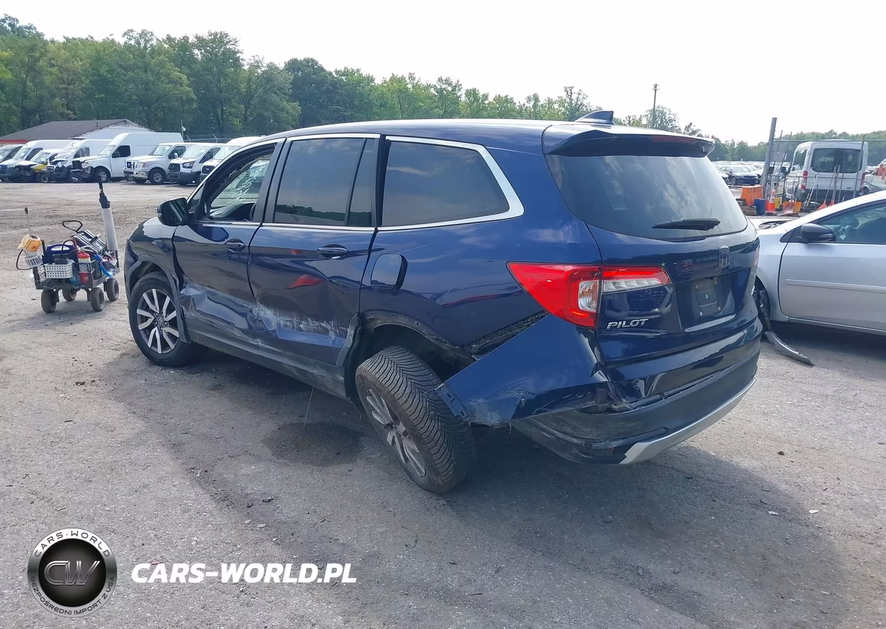 2019 Honda Pilot Ex-L VIN:5FNYF6H48KB020514 - 3