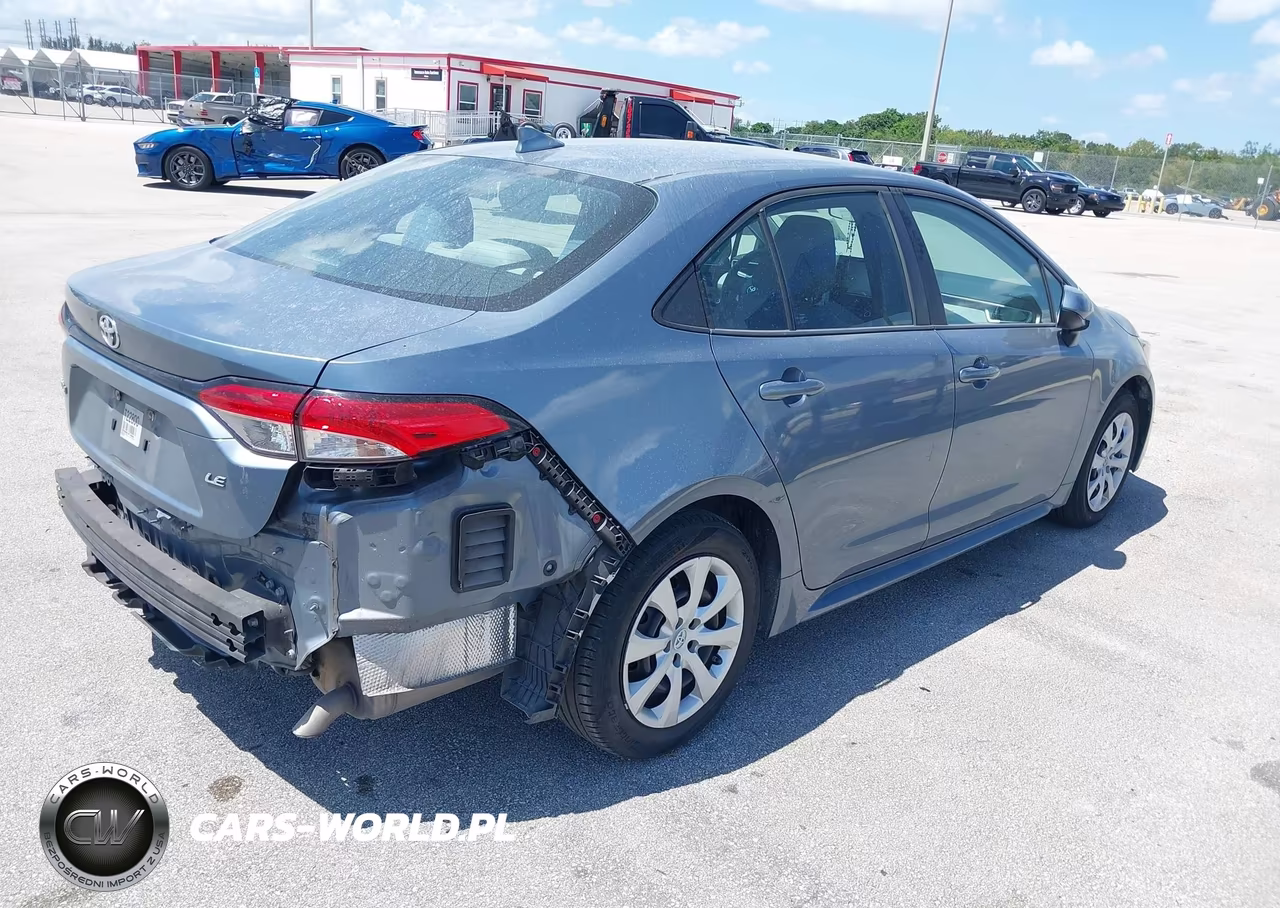 2021 Toyota Corolla Le VIN:5YFEPMAEXMP148980 - 4