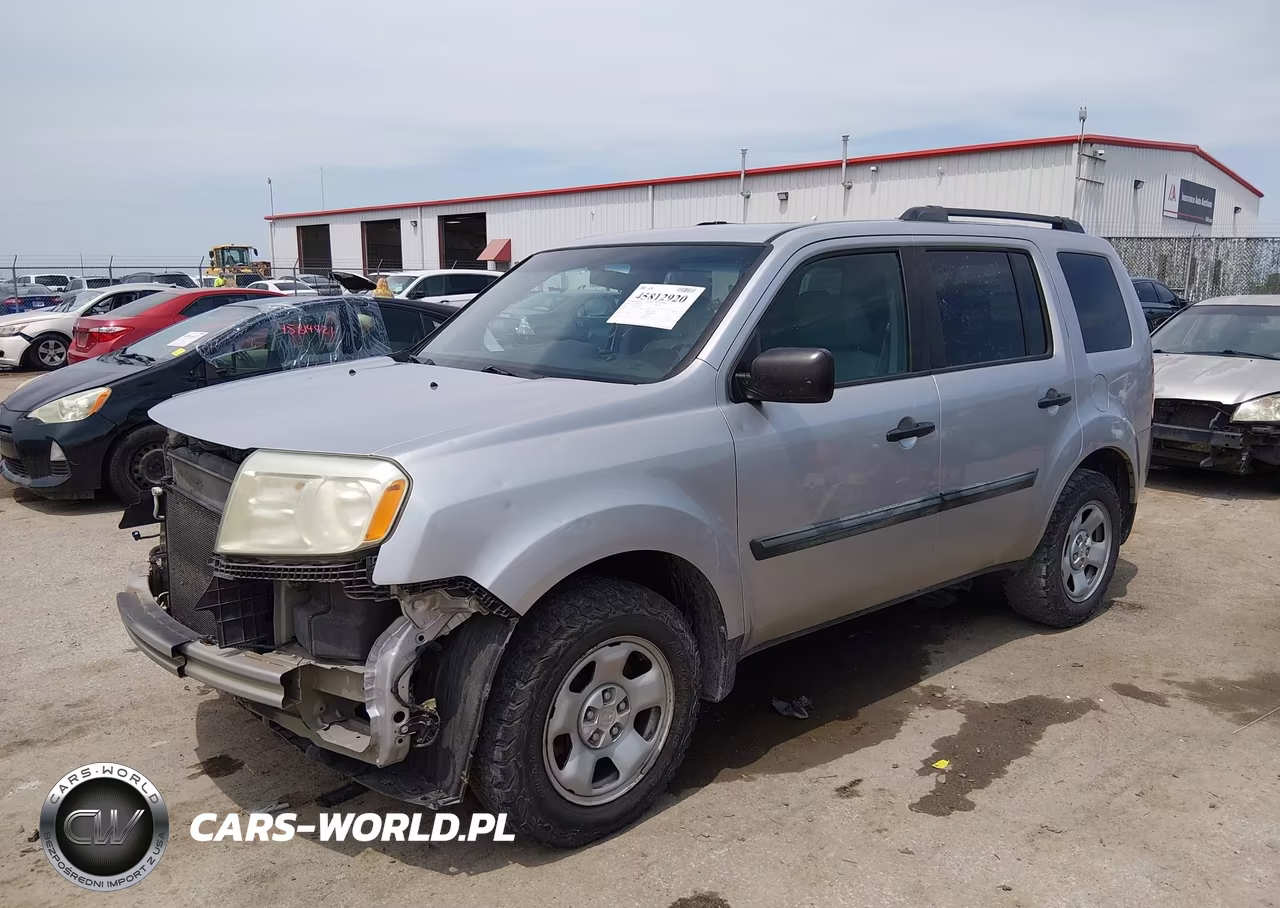 2014 Honda Pilot Lx VIN:5FNYF3H24EB009446 - 2