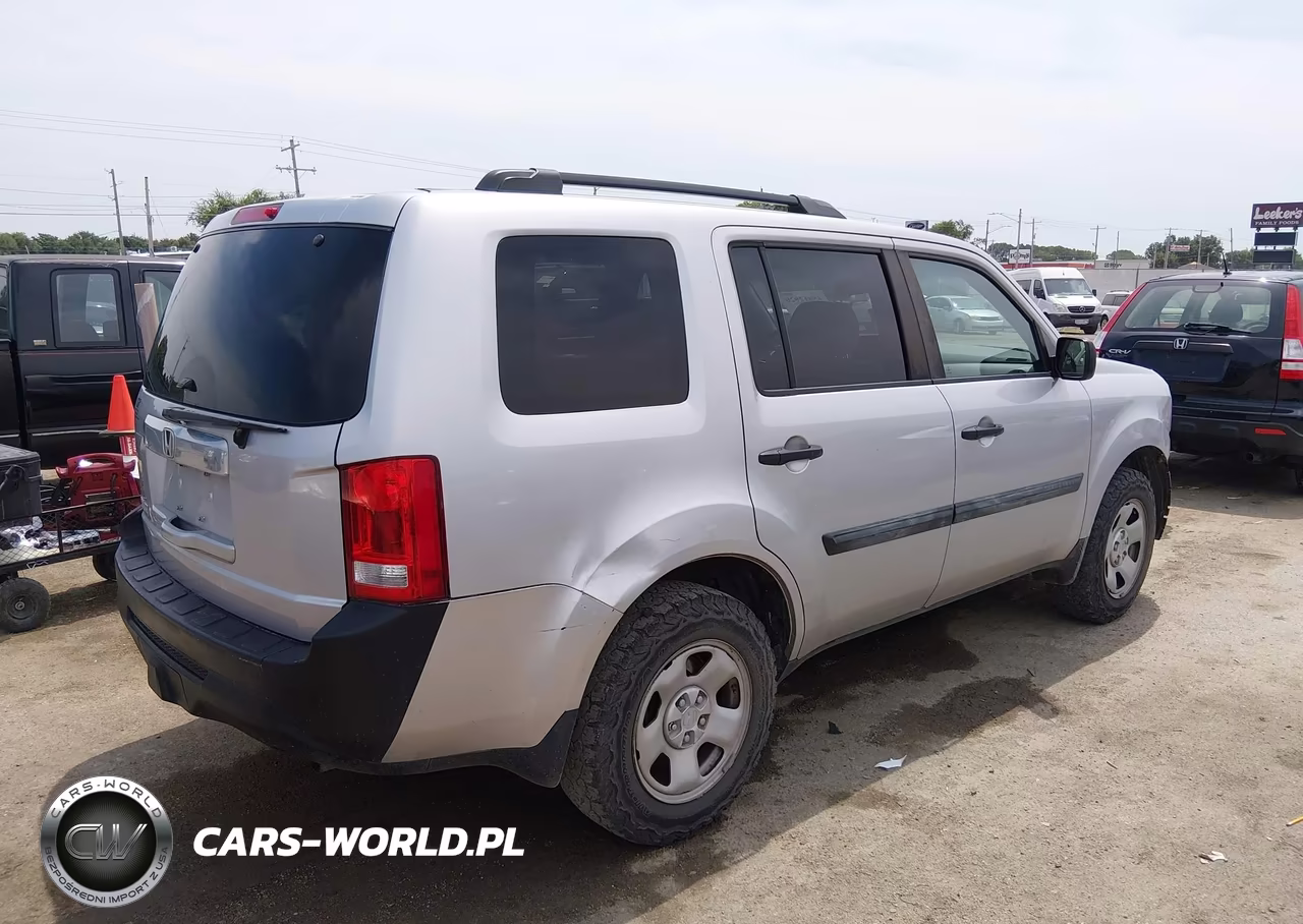 2014 Honda Pilot Lx VIN:5FNYF3H24EB009446 - 4