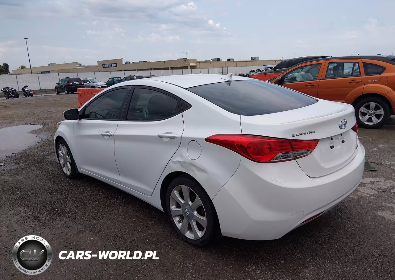 2012 Hyundai Elantra Limited VIN:5NPDH4AE7CH142705 - 3