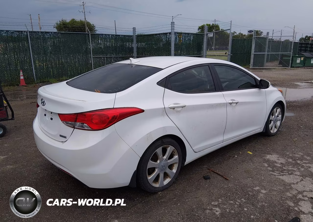 2012 Hyundai Elantra Limited VIN:5NPDH4AE7CH142705 - 4