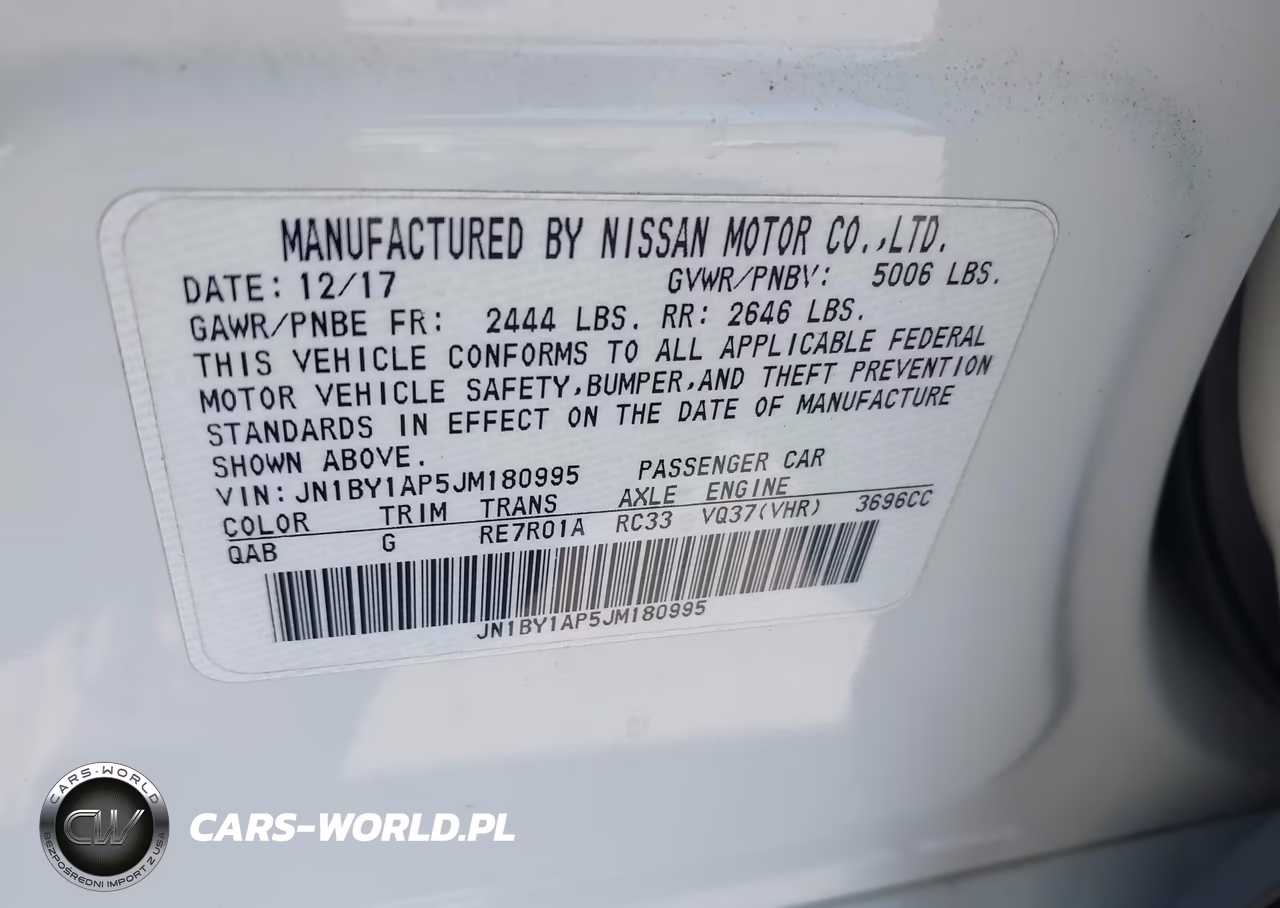 2018 Infiniti Q70 3.7 Luxe VIN:JN1BY1AP5JM180995 - 9