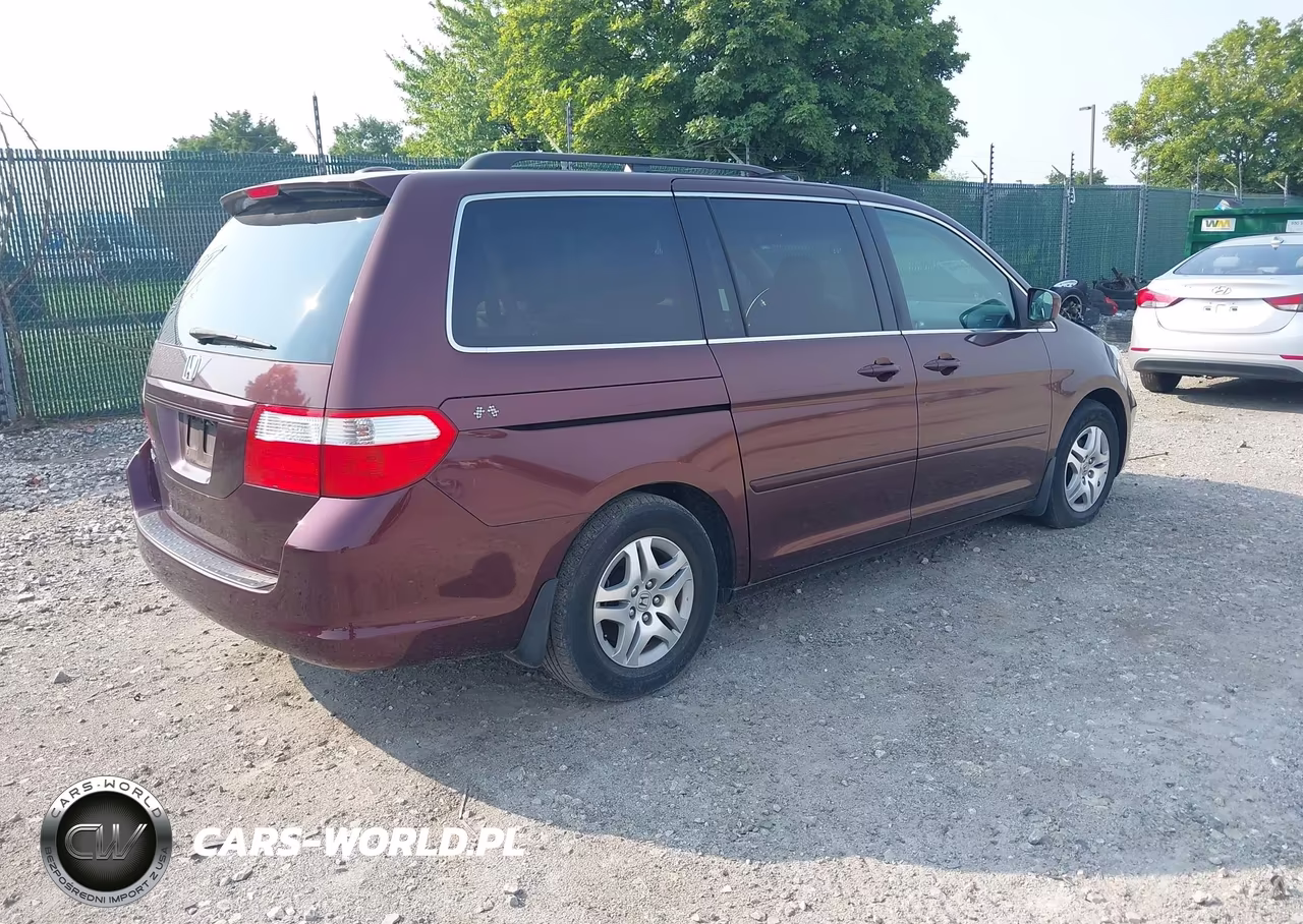 2007 Honda Odyssey Ex-L VIN:5FNRL38717B066893 - 4