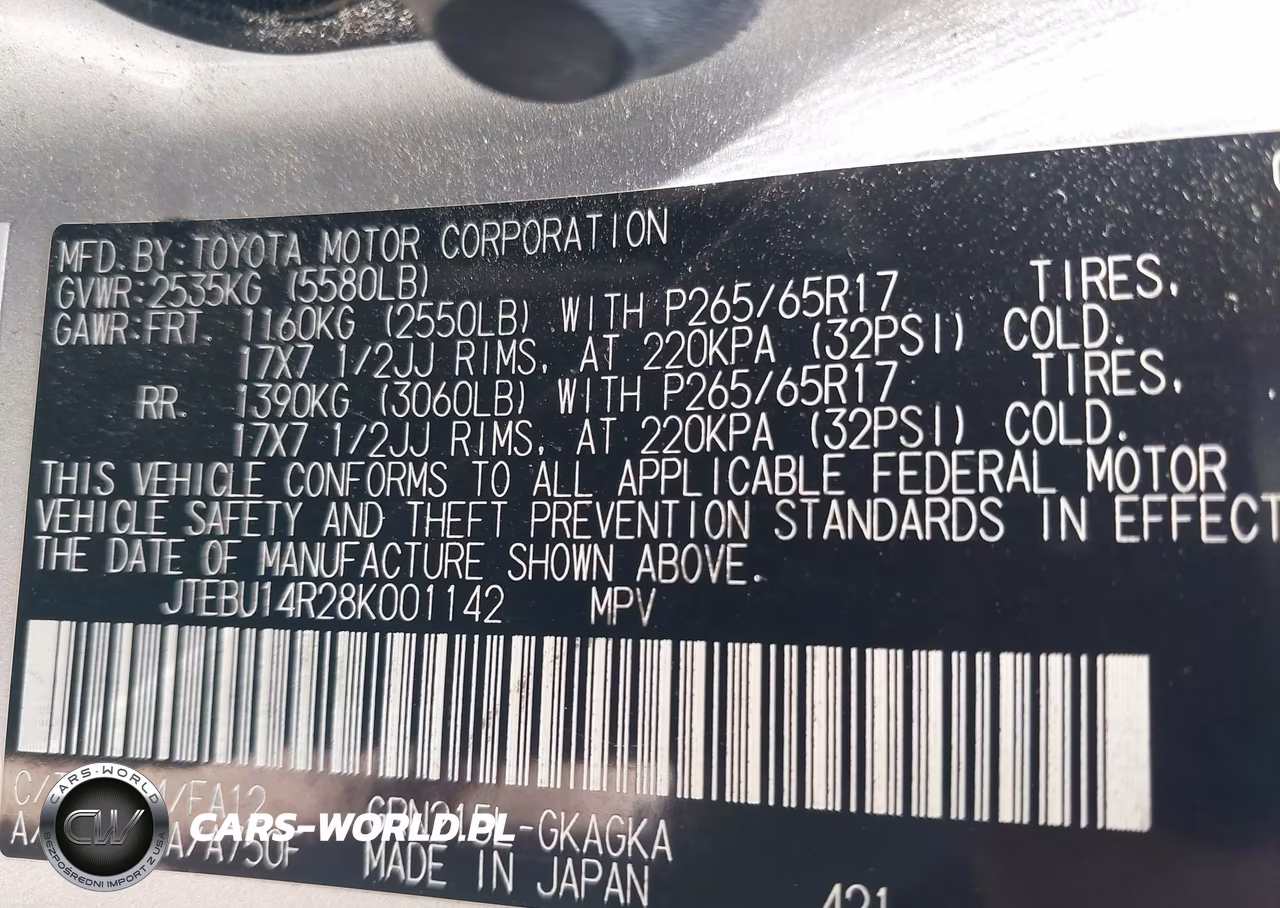 2008 Toyota 4Runner Sr5 V6 VIN:JTEBU14R28K001142 - 9