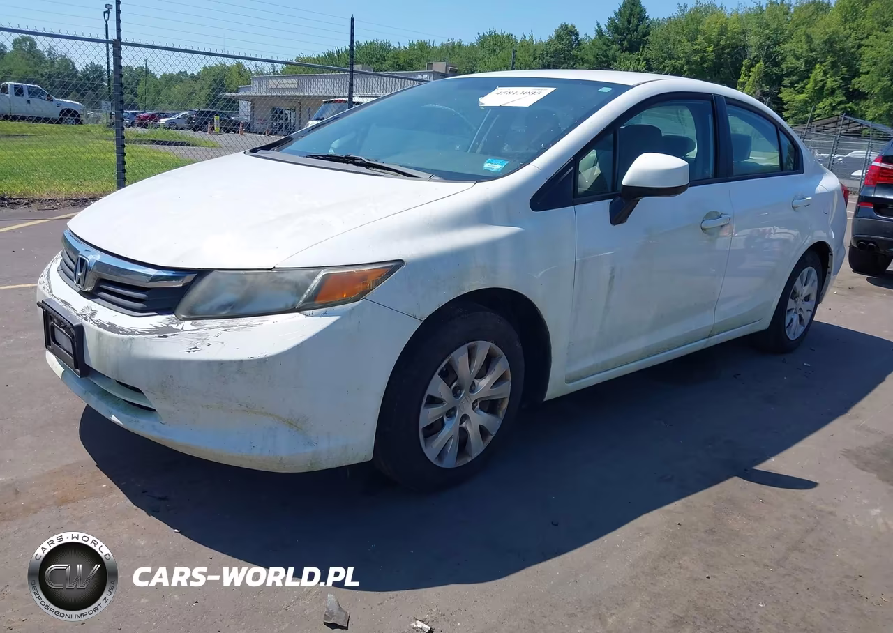 2012 Honda Civic Lx VIN:19XFB2F50CE330784 - 2