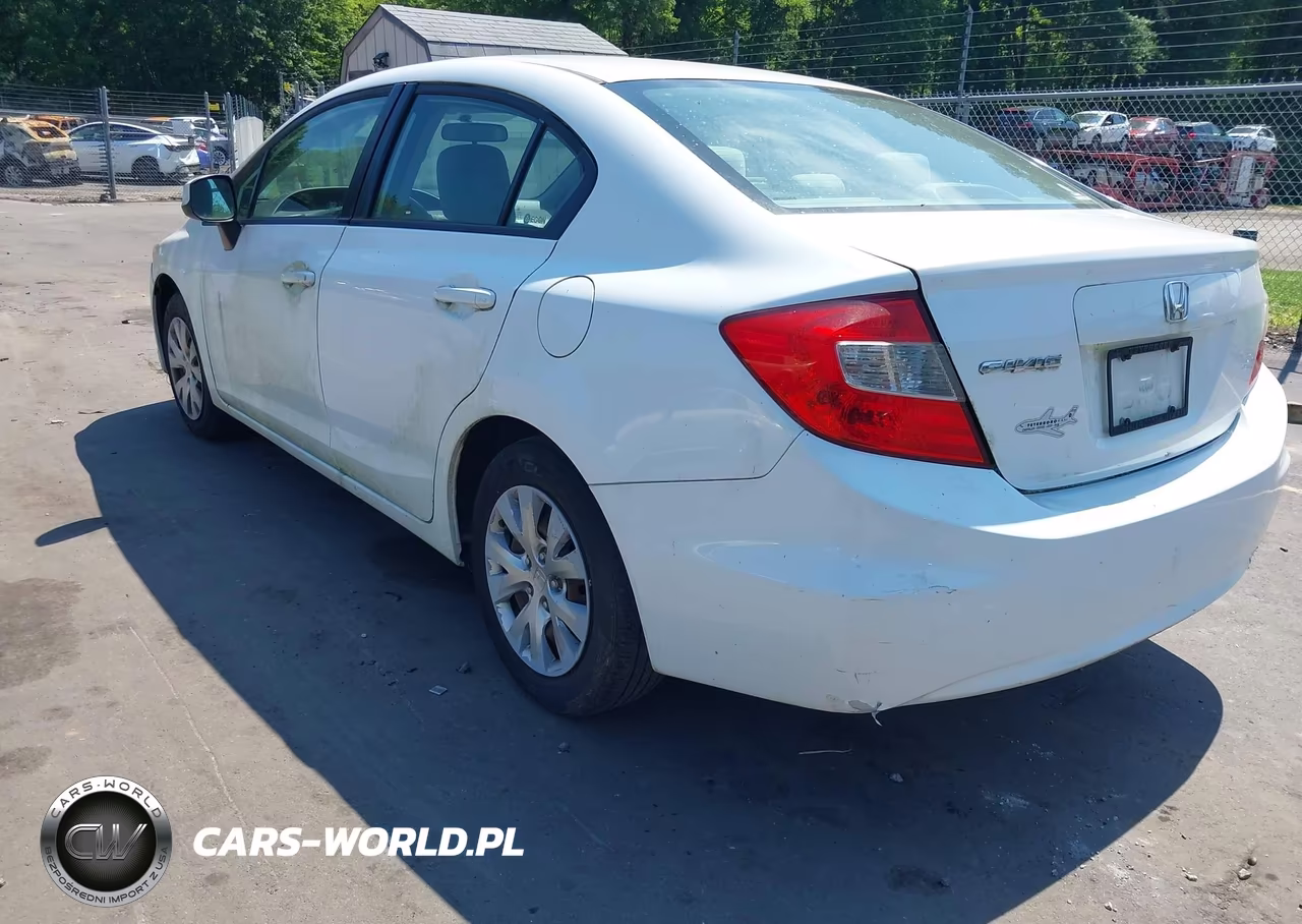 2012 Honda Civic Lx VIN:19XFB2F50CE330784 - 3