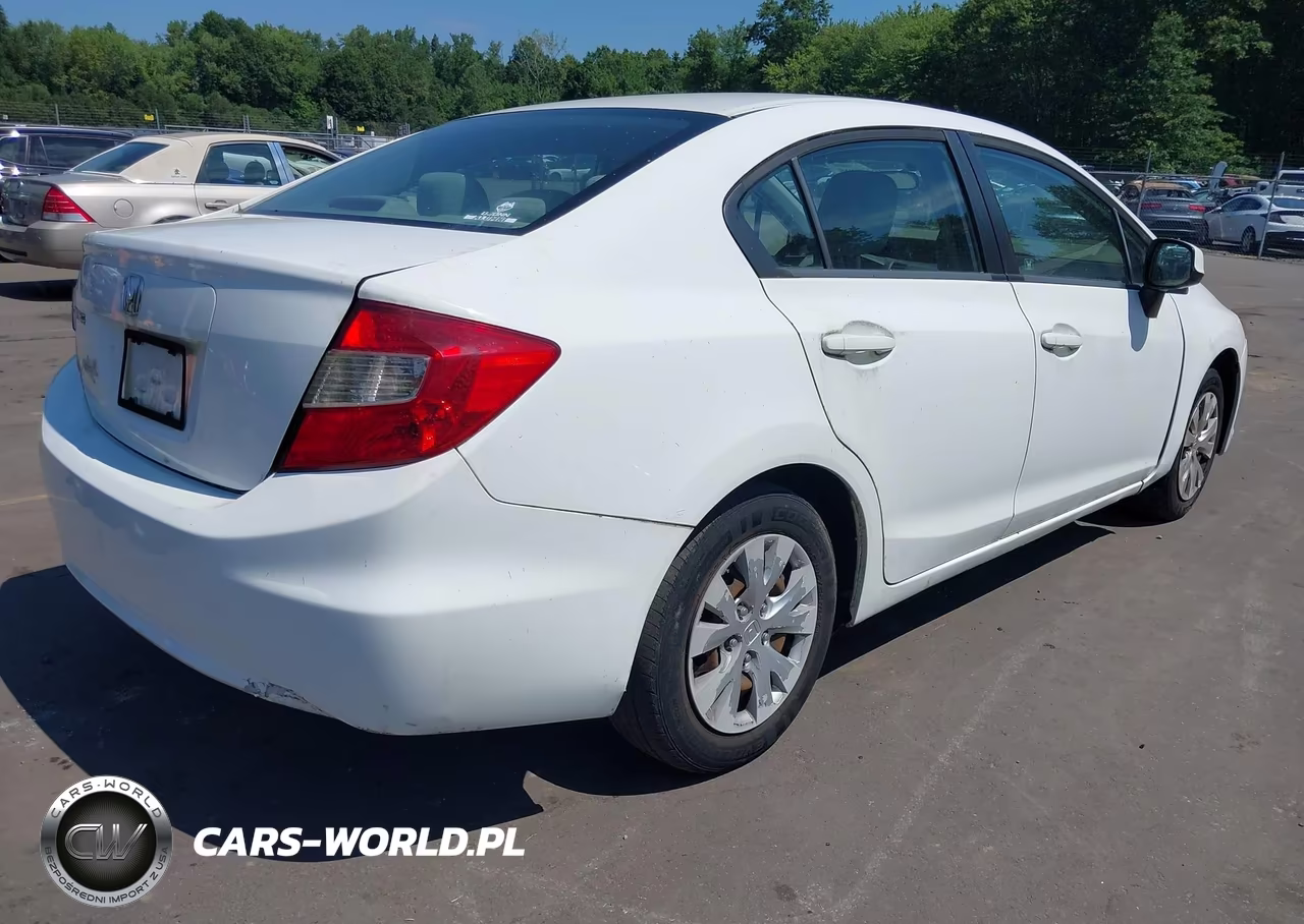 2012 Honda Civic Lx VIN:19XFB2F50CE330784 - 4