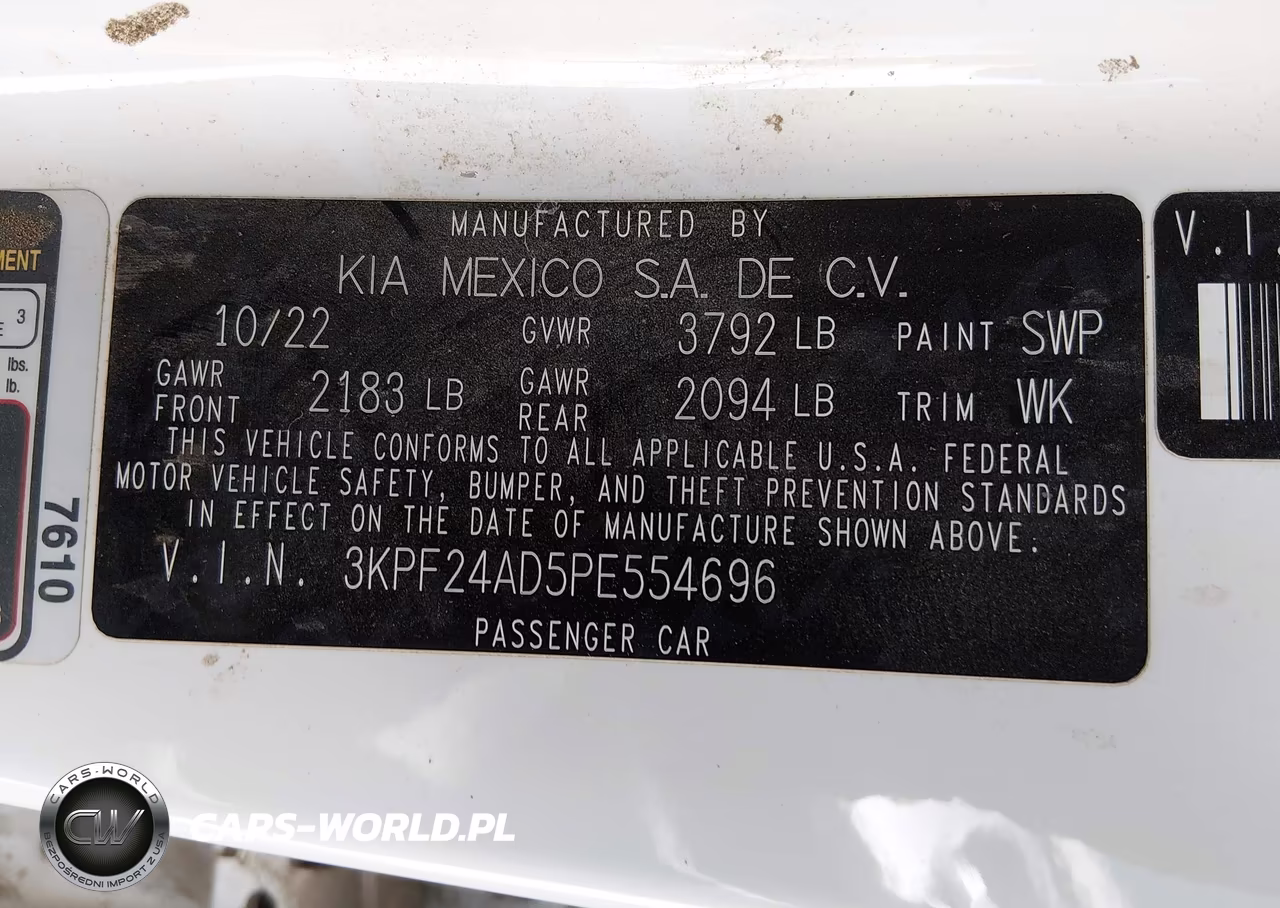 2023 Kia Forte Lxs VIN:3KPF24AD5PE554696 - 9