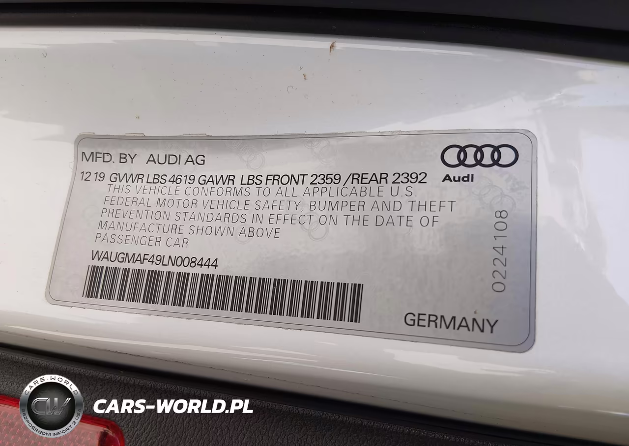 2020 Audi A4 Premium 40 Tfsi Front-Wheel Drive S Tronic VIN:WAUGMAF49LN008444 - 9