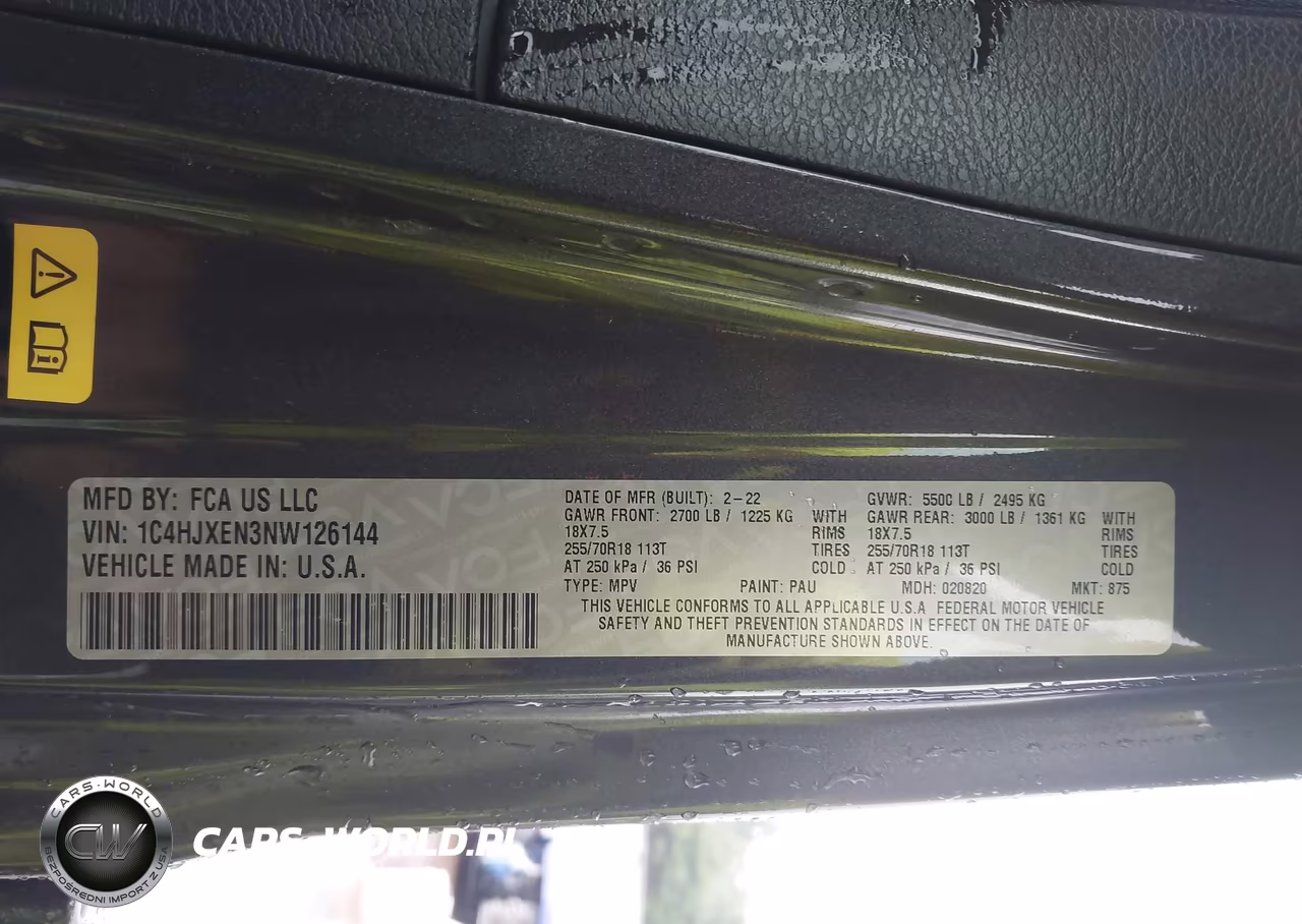 2022 Jeep Wrangler Unlimited Sahara 4X4 VIN:1C4HJXEN3NW126144 - 9