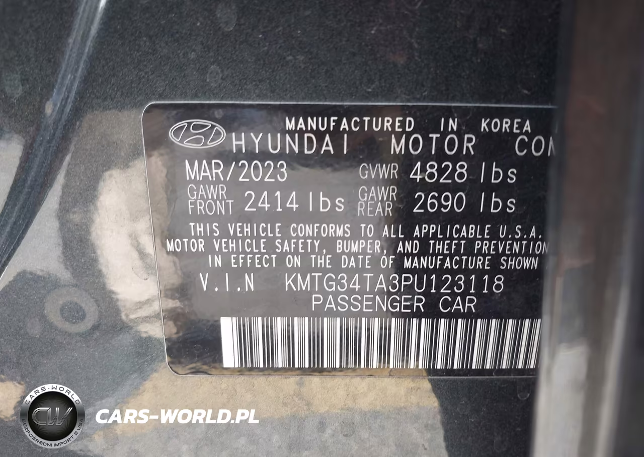 2023 Genesis G70 2.0T Awd VIN:KMTG34TA3PU123118 - 9