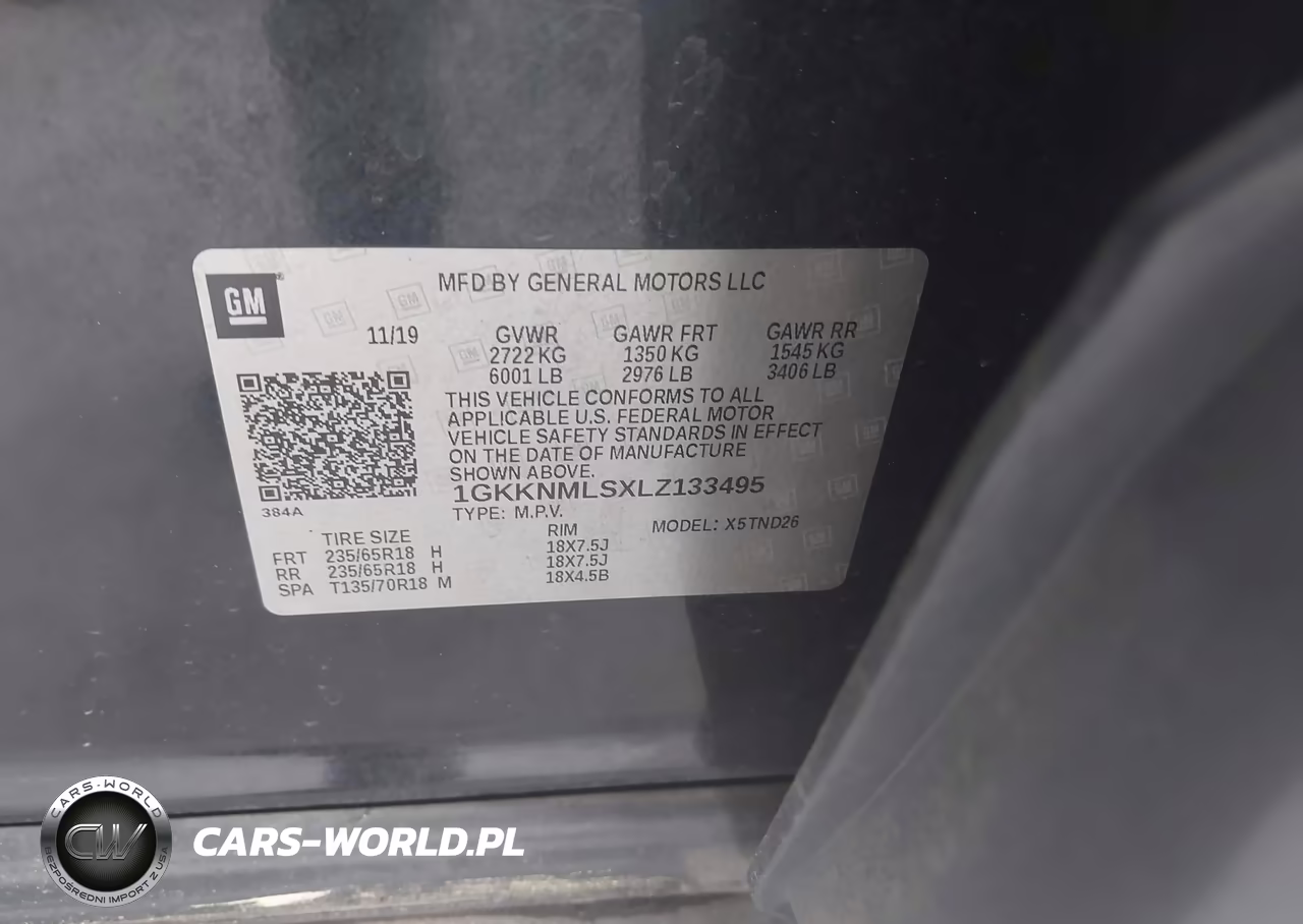 2020 GMC Acadia Fwd Slt VIN:1GKKNMLSXLZ133495 - 9