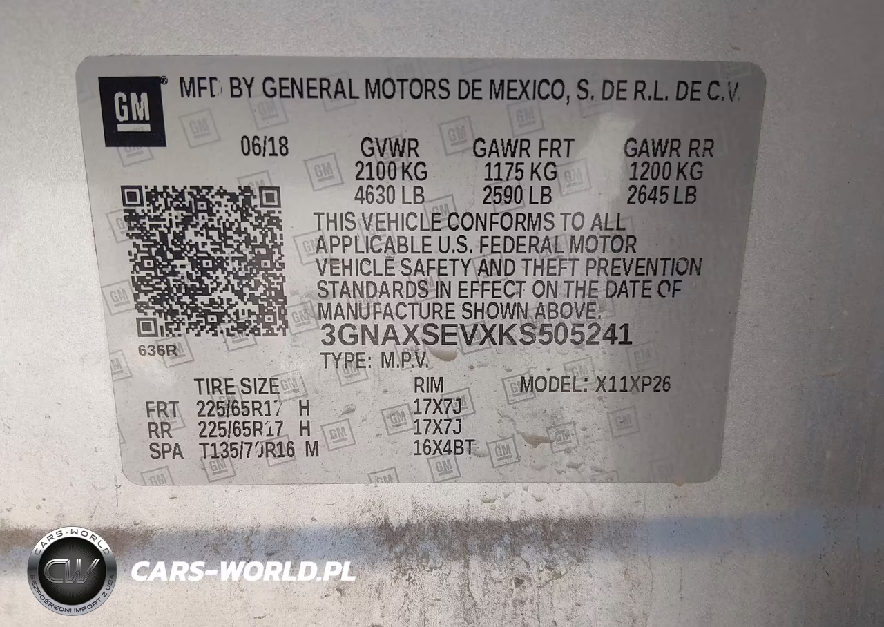 2019 Chevrolet Equinox Ls VIN:3GNAXSEVXKS505241 - 9