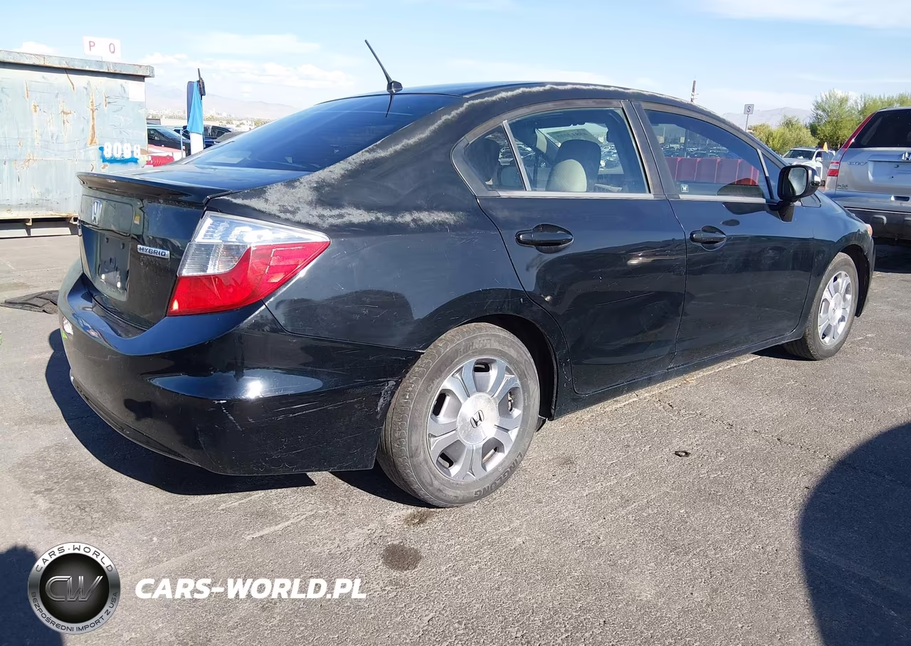 2012 Honda Civic Hybrid VIN:JHMFB4F20CS002410 - 4