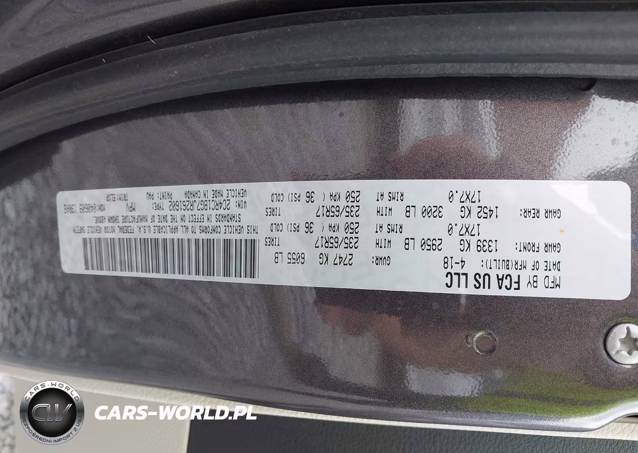 2018 Chrysler Pacifica Touring L VIN:2C4RC1BG7JR261602 - 9