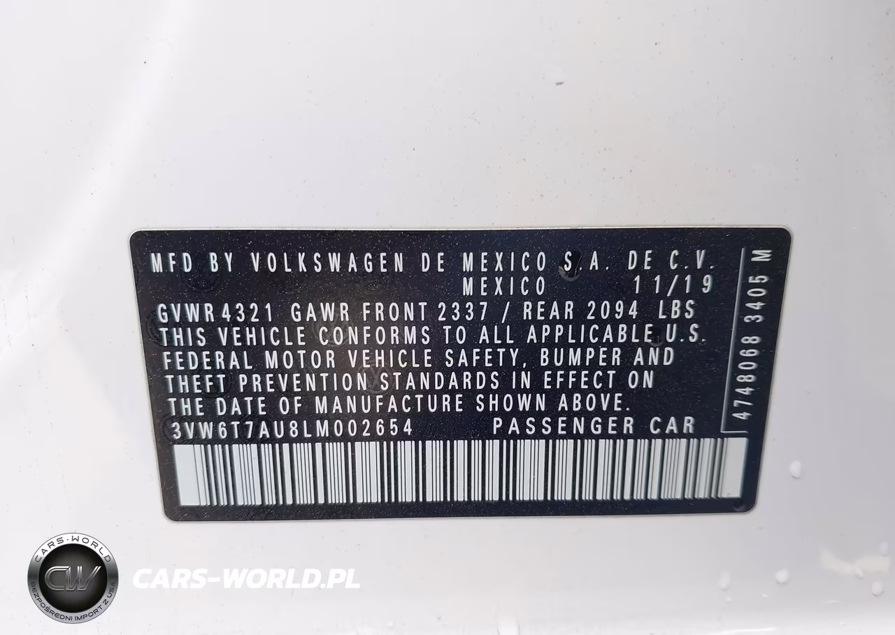 2020 Volkswagen Golf Gti 2.0T Autobahn-2.0T S-2.0T Se VIN:3VW6T7AU8LM002654 - 9