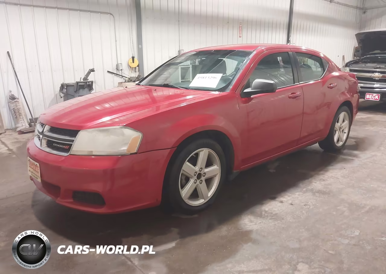 2013 Dodge Avenger Se VIN:1C3CDZAB8DN537900 - 2