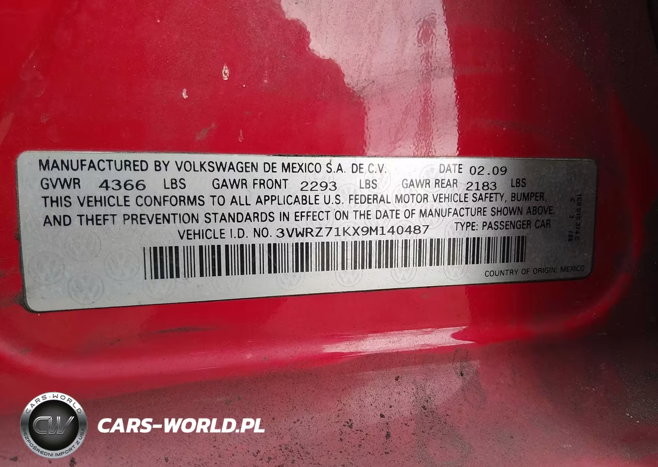 2009 Volkswagen Jetta Se VIN:3VWRZ71KX9M140487 - 9