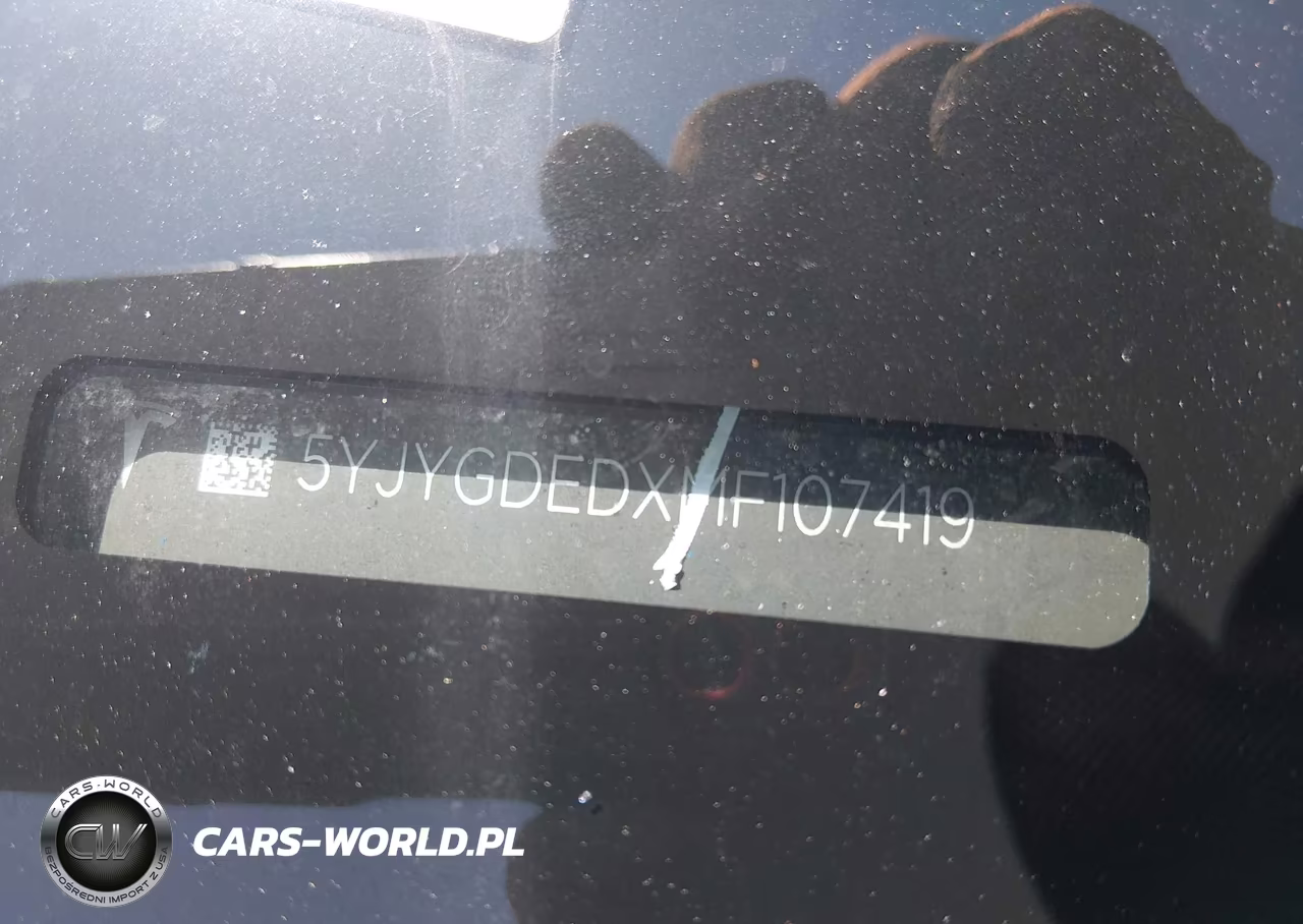 2021 Tesla Model Y Standard Range Rear-Wheel Drive VIN:5YJYGDEDXMF107419 - 19