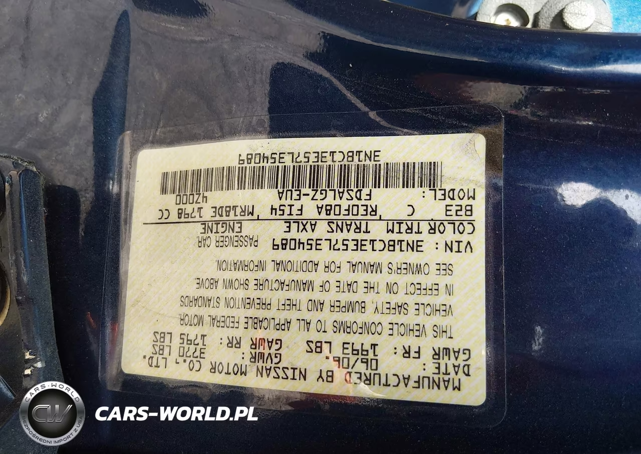 2007 Nissan Versa 1.8Sl VIN:3N1BC13E57L354089 - 9